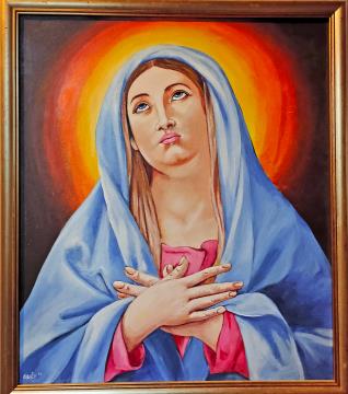 04_Marija v zlatem okviru_50x60_100 EUR